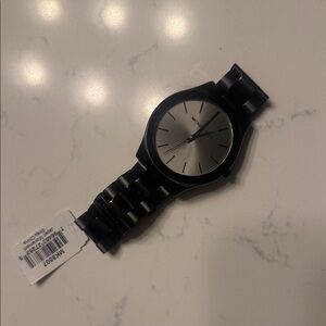 Michael Kors Black and Silver Timepiece